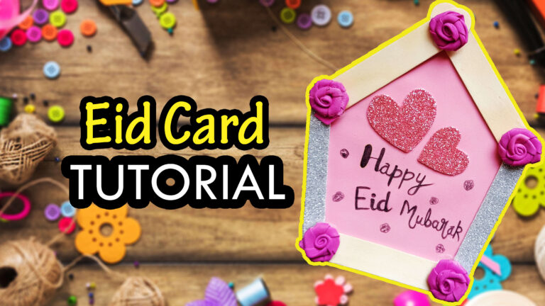 Eid Card Handmade Tutorial for Beginners – Eid Card Tutorial