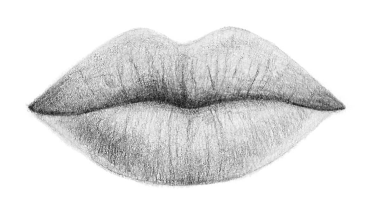 How to Draw Lips – In 3-Quarter View