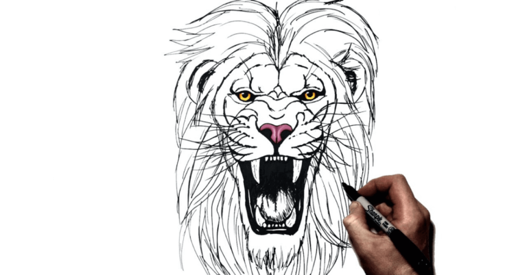 Tips for Lion Roaring Drawing