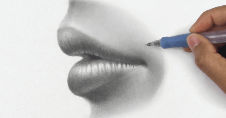 6 Steps to Drawing Lips